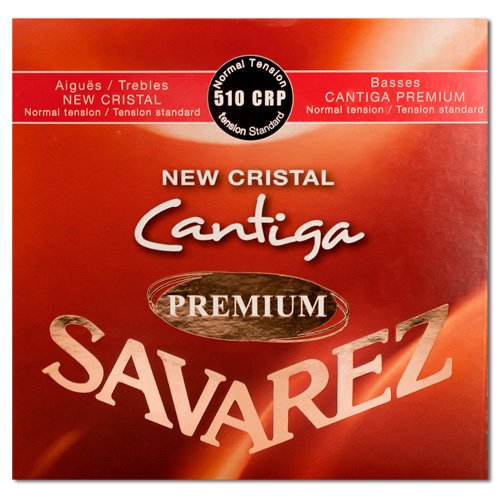 Cordas Savarez New Cristal Cantiga Premium 510CRP Violão Nylon Tensão Média