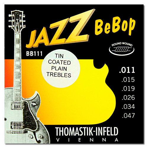 Cordas Thomastik Jazz Bebop BB111T Guitarra Round