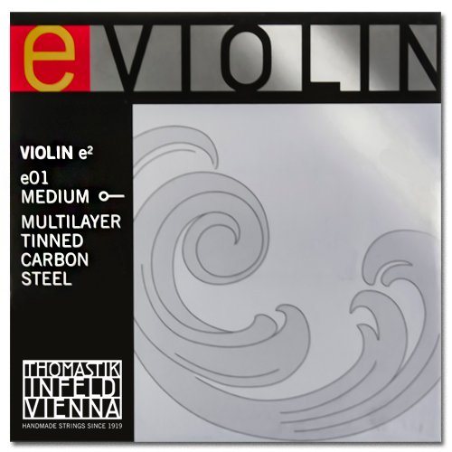 Cordas Avulsas Thomastik E-string E01 Violino - 1ª/Mi Aço/Carbono