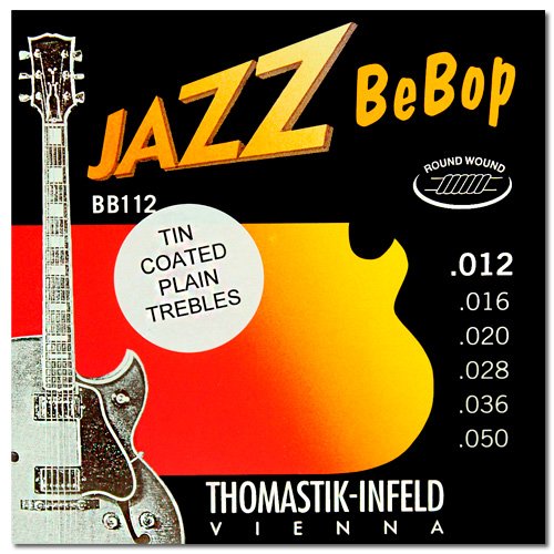 Cordas Thomastik Jazz Bebop BB112T Guitarra Round