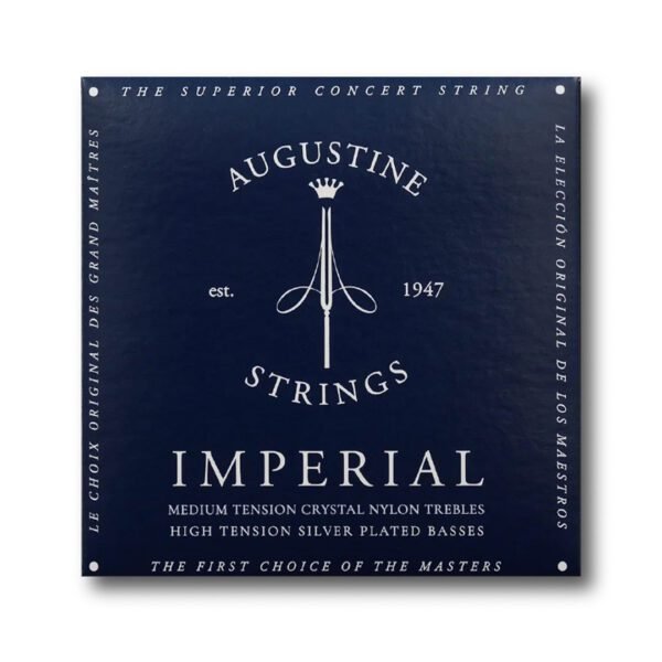 cordas para violão de nylon Augustine Imperial Blue tensão mista