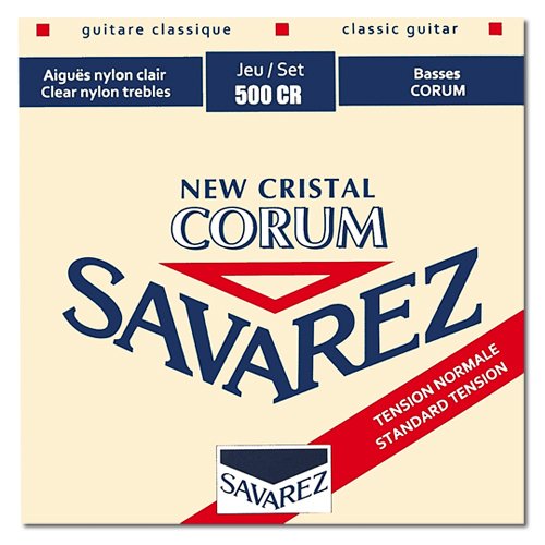 Cordas Savarez New Cristal Corum 500CR Violão Nylon Tensão Média