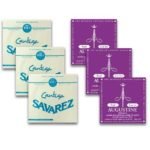 Cordas Savarez Cantiga 514/515/516J / Augustine Regal REG123 Violão Nylon, Combo