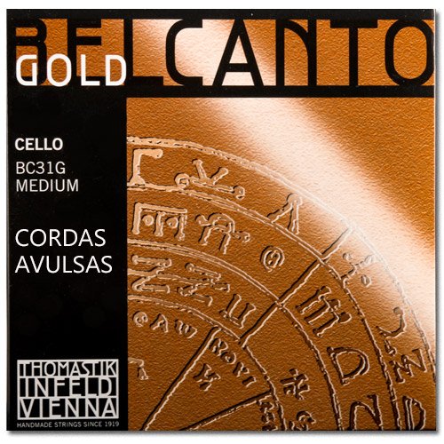 Cordas Avulsas para Violoncelo Thomastik Belcanto Gold
