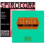 Cordas Thomastik Spirocore Tungstênio C e G / Versum Solo A e D Violoncelo, Combo