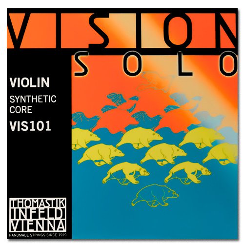 Cordas Thomastik Vision Solo VIS101 Violino 3/Ré Prata