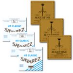 Cordas Savarez HT Classic J / Augustine Imperial Violão Nylon, Combo