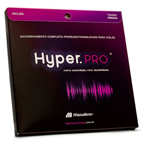 Cordas Hyper PRO11 HYPKITFA00P Violão Nylon Tensão Pesada