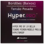 Jogo de bordões para violão de nylon Hyper Pro11G tensão pesada