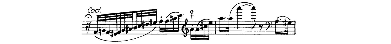 BOTTESINI - Cadência do Allegro di Concerto Alla Mendelssohn