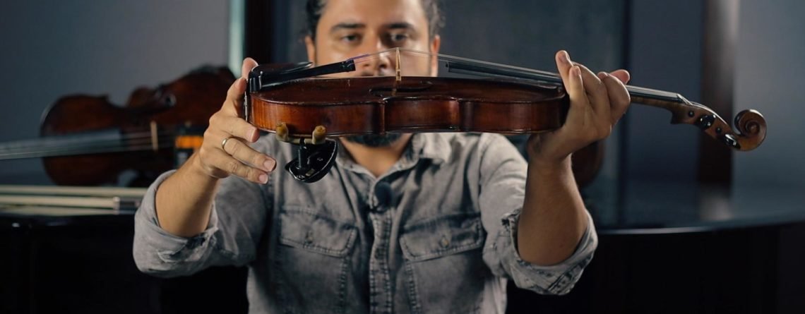 como ajustar o cavalete de seu violino