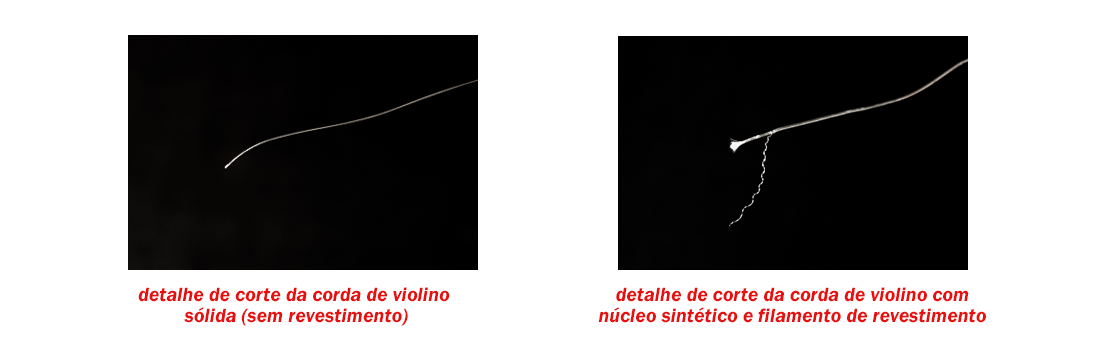 corda de violino espessura