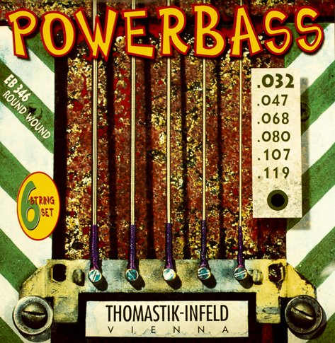 baixo 6 cordas Thomastik Power Bass EB346