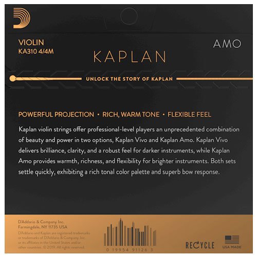 cordas D'Addario Kaplan Amo KA310 Violino