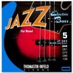 Cordas Thomastik Jazz Bass Flat JF365 para baixo 5 cordas super longa 