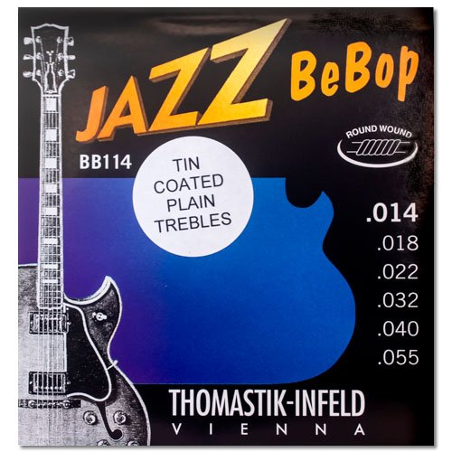 Cordas para Guitarra Thomastik Jazz Bebop 114T round