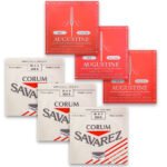 Cordas Savarez Corum 504/505/506R / Augustine Classic CLA123 Violão Nylon, Tensão Média, Combo