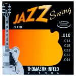 Cordas Thomastik Jazz Swing JS110 Guitarra Flat / Brass Plated