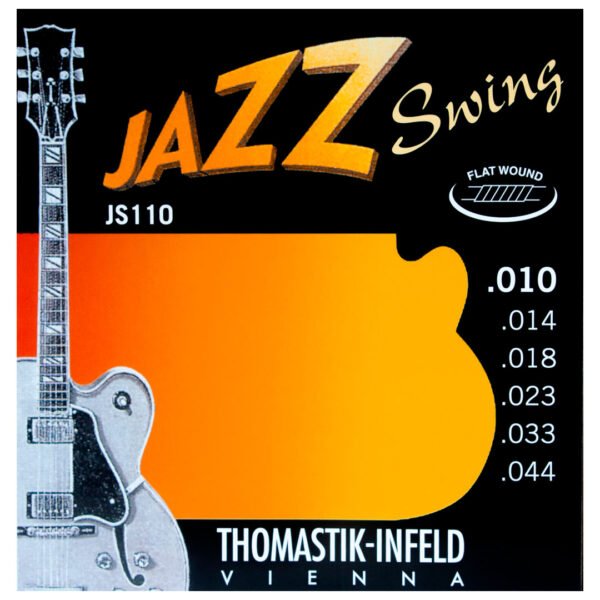 Cordas Thomastik Jazz Swing JS110 Guitarra Flat / Brass Plated