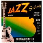 Cordas Thomastik Jazz Swing JS112 Guitarra Flat / Brass plated