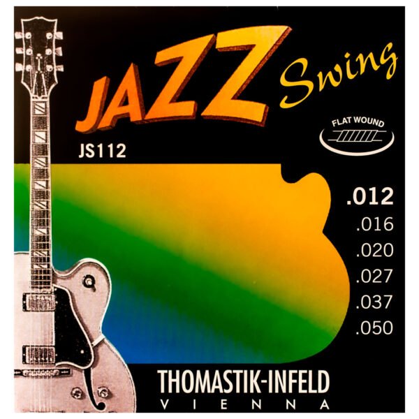 Cordas Thomastik Jazz Swing JS112 Guitarra Flat / Brass plated