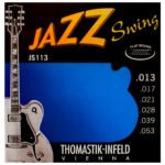 Cordas Thomastik Jazz Swing JS113 Guitarra Flat / Brass plated