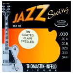 Cordas Thomastik Jazz Swing JS110T Guitarra Flat / Tin Plated