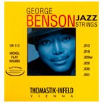 Cordas Thomastik George Benson GB112 Guitarra Flat / Brass Plated