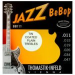 Cordas Thomastik Jazz Bebop BB111T Guitarra Round / Tin Plated