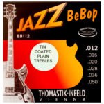 Cordas Thomastik Jazz Bebop BB112T Guitarra Round / Tin Plated