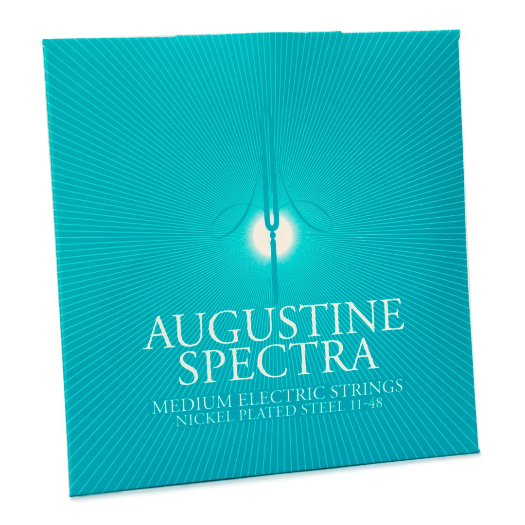 cc58c8050ff43b66fee57d41e6db9691-1.jpg Cordas Augustine Spectra Medium 011" Nickel Round Guitarra - Imagem 1