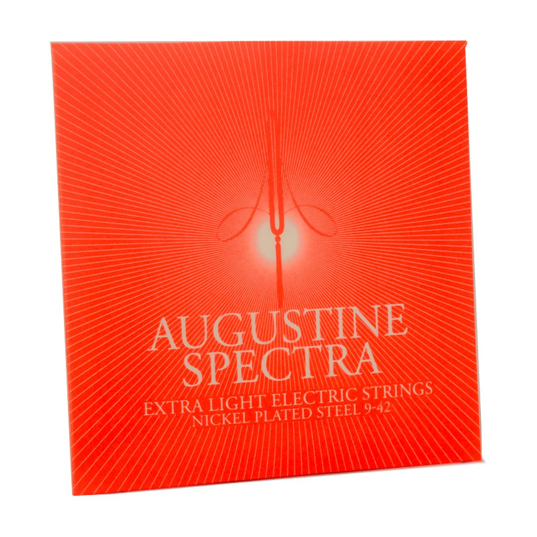 f3d96b1f76a54609d6f7edf2016dfe17-1.jpg Cordas Augustine Spectra Extra Light 009" Nickel Round Guitarra - Imagem 1