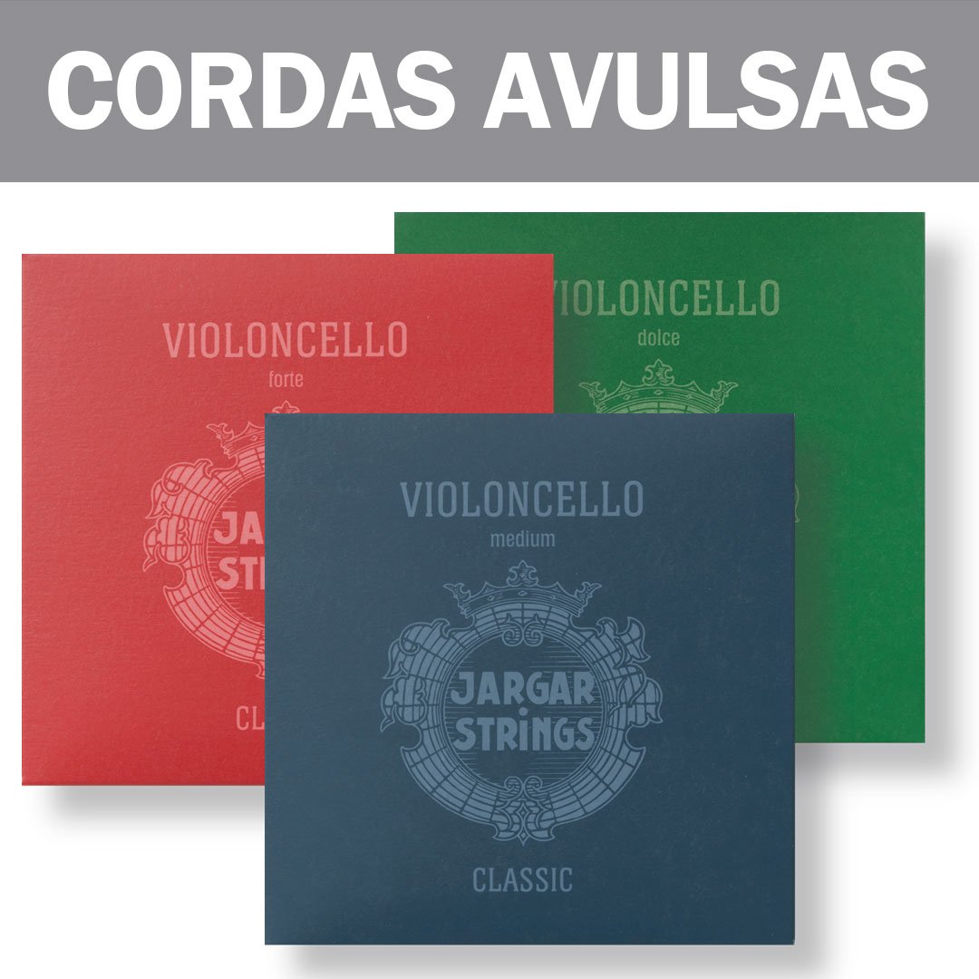 8c00a64e6dcd812f4529dfd79fa033dd.jpg Cordas Avulsas Jargar Classic Violoncelo - Imagem 1