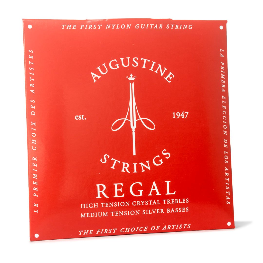 c6d0ccad6bf0f8cefacc35eef772f888.jpg Cordas Augustine Regal Red REGRED Violão Nylon Tensão Mista - Imagem 1